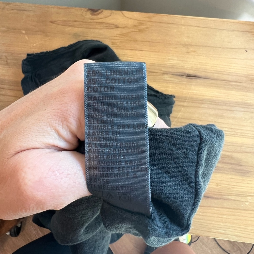James Perse Cotton/linen blend grey long sleeve - Picture 8 of 8